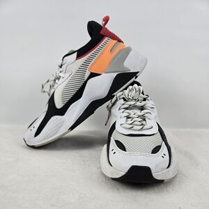 Puma White and Gray Sneakers